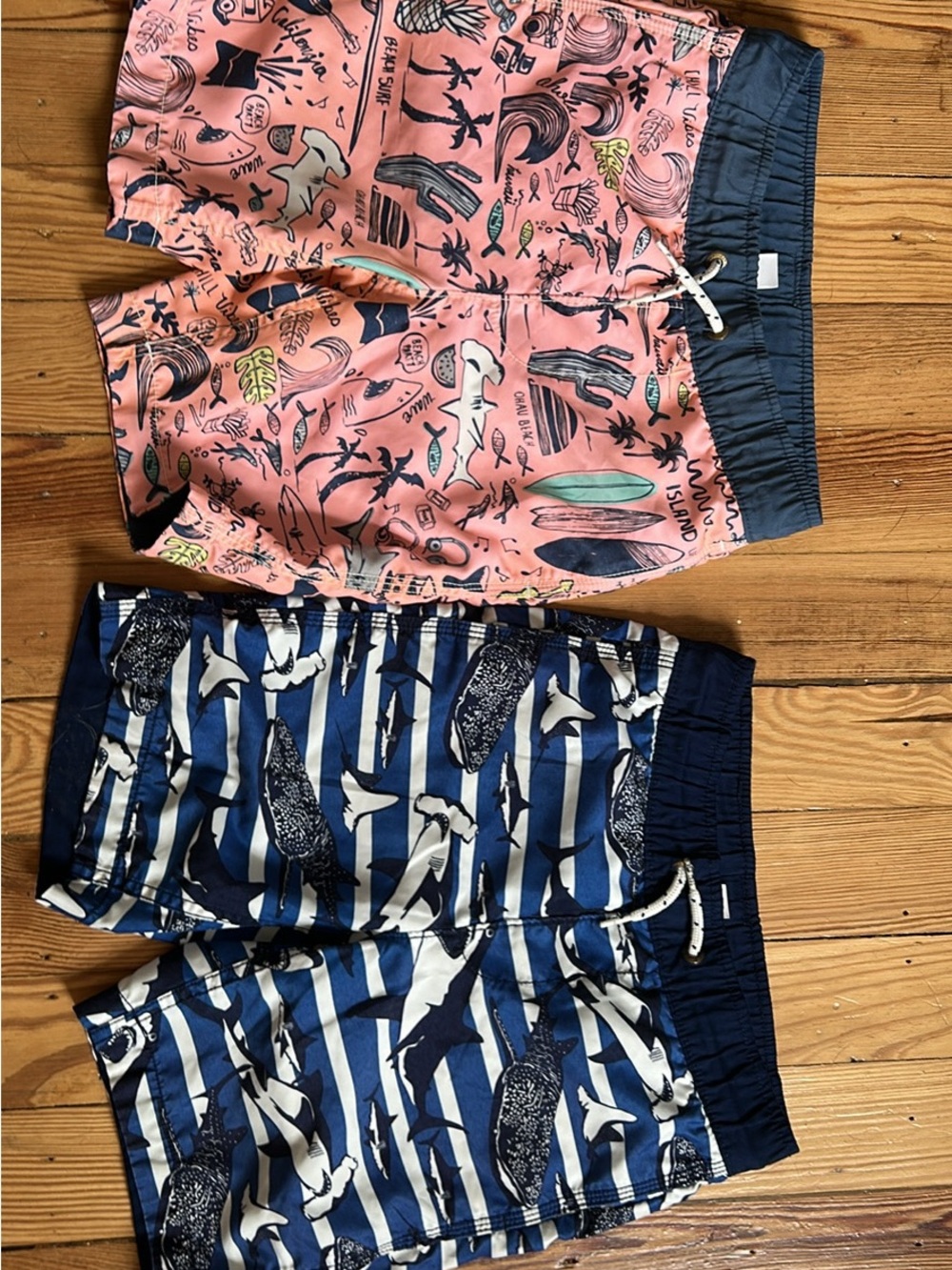 GAP Kids Navy and White Boys' Swim Shorts